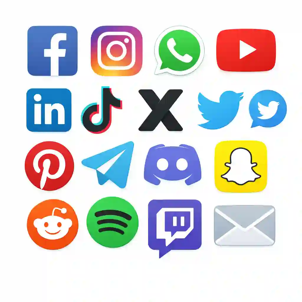 Floating Social Links